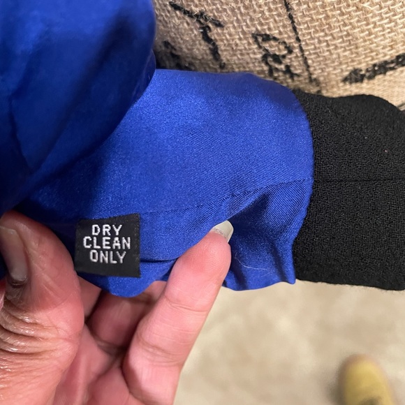 Leather and fabric blazer - Picture 4 of 9